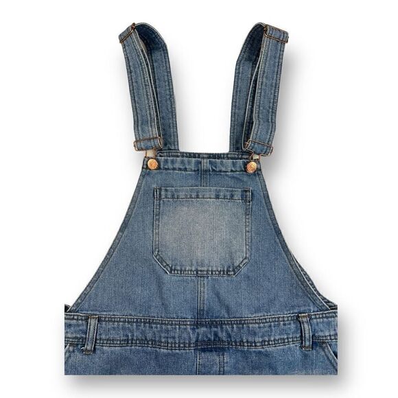 Ci Sono Denim Shortalls Coveralls  Size Extra Large - Picture 3 of 6